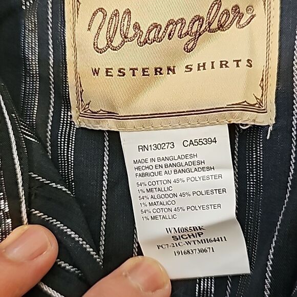 Wrangler Western Shirt size small - Picture 7 of 8